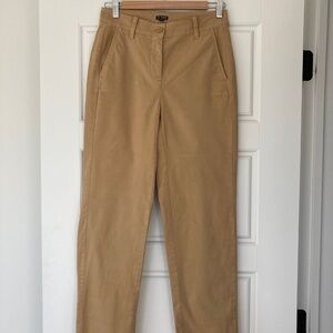JCrew Kate Straight Leg pant in Chino - O Tall